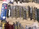 Lot of Various Drill Bits, Screwdriver Bits and Saw Blades.