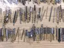 Lot of Various Drill Bits, Screwdriver Bits and Saw Blades.