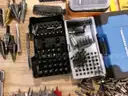 Lot of Various Drill Bits, Screwdriver Bits and Saw Blades.