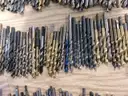 Lot of Various Drill Bits, Screwdriver Bits and Saw Blades.
