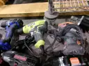 Lot of Various Battery Operated and Electric Drills and Tools.