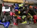 Lot of Various Battery Operated and Electric Drills and Tools.