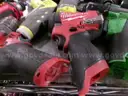 Lot of Various Battery Operated and Electric Drills and Tools.
