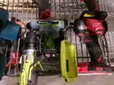 Lot of Various Battery Operated and Electric Drills and Tools.