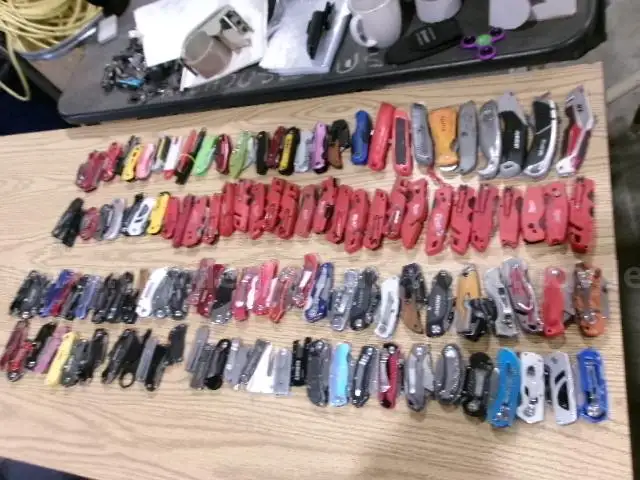 Lot of (120) Various Box Knives.