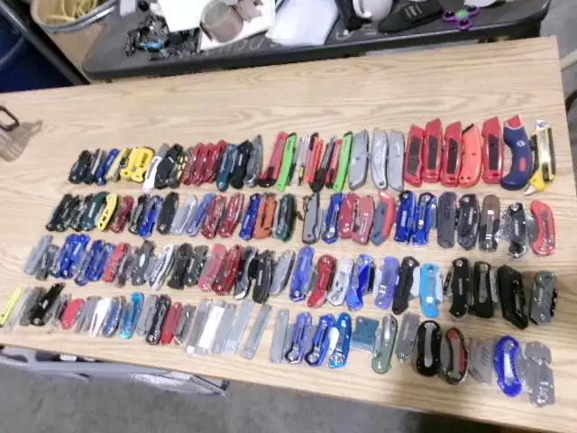 Lot of (120) Various Box Knives.