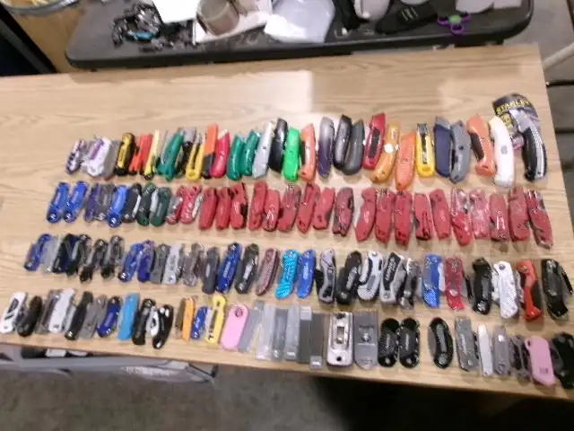 Lot of (120) Various Box Knives.