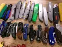 Lot of (120) Various Box Knives.