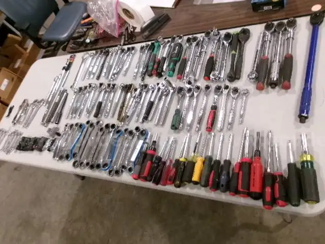 Lot of Socket Ratches, Drives, Wrenches and Other Tools.