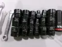 Lot of Socket Ratches, Drives, Wrenches and Other Tools.