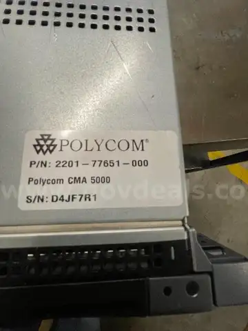 Lot of (1) Polycom Converged Management Application 5000 Server.