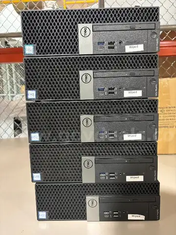 Lot of (5) Dell OptiPlex 7070 CPU.