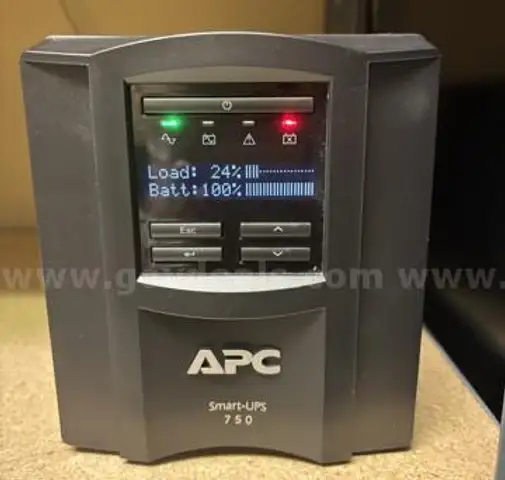Lot of (1) APC SmartUPS 750VA Battery Backup.