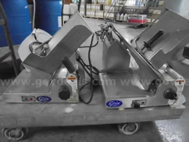 Lot of (1) Stainless Steel Grill and (2) Meat Slicers.