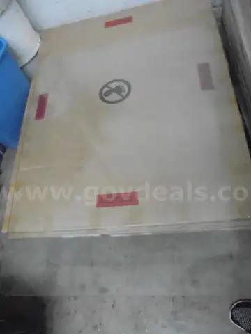 Lot of (5) 36"x46" Tempered Glass Chair Mats.