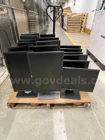 Lot of (18) Dell Brand Monitors.