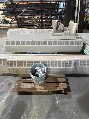 Lot of Scrap Heat Piping and Covers.