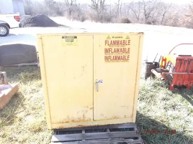 JustRite Flammable Storage Cabinet.
