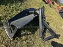 Lot of (1) 3-Point 6' Box Blade Attachment.