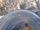 Lot of (5) Assorted Forklift Tires.