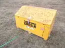 Lot of (1) Jobsite Storage Box.