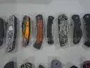 Lot of (100) Single Blade Knives.