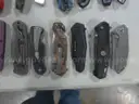 Lot of (100) Single Blade Knives.