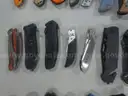 Lot of (100) Single Blade Knives.