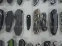 Lot of (100) Single Blade Knives.