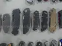 Lot of (100) Single Blade Knives.