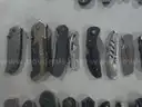 Lot of (100) Single Blade Knives.