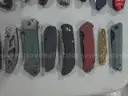 Lot of (100) Single Blade Knives.