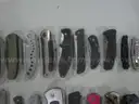 Lot of (100) Single Blade Knives.