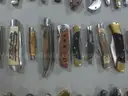 Lot of (90) Wood Knives.
