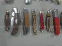Lot of (90) Wood Knives.