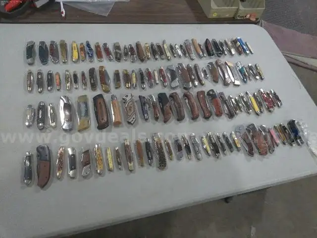 Lot of (110) Wood Knives.