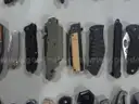 Lot of (100) Single Blade Knives.