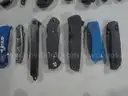 Lot of (100) Single Blade Knives.