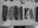 Lot of (100) Single Blade Knives.
