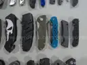 Lot of (100) Single Blade Knives.