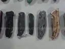 Lot of (100) Single Blade Knives.