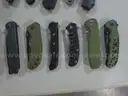 Lot of (100) Single Blade Knives.