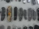Lot of (100) Single Blade Knives.