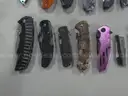 Lot of (100) Single Blade Knives.