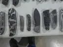 Lot of (100) Single Blade Knives.