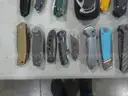 Lot of (100) Single Blade Knives.
