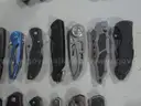 Lot of (100) Single Blade Knives.