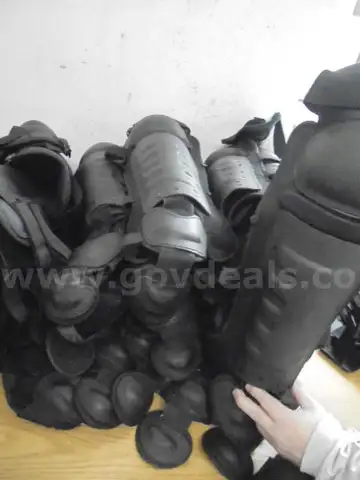 Lot of (24) Shoulder Pads, 12 Left, 12 Right.