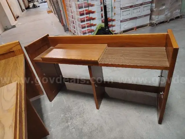 Lot of (2) Desk Shelves.