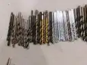 Lot of Various Drills, Drill Bits, and Tools.